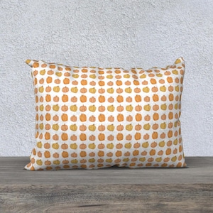 20" x 14" | Pumpkin Throw Pillow | Fall Throw Pillow | Autumn Decor
