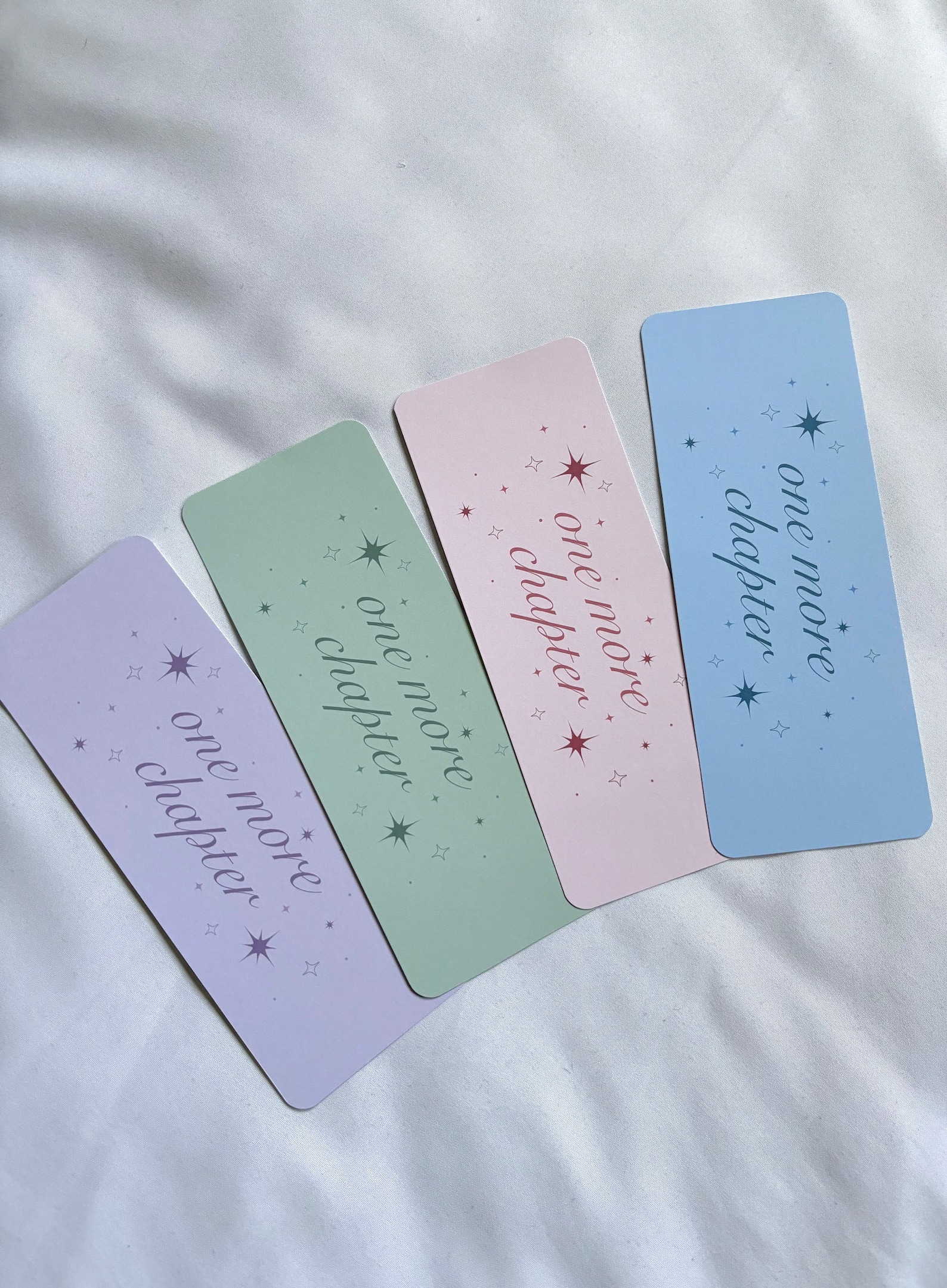 One More Chapter Bookmarks | 4 Color Options - Etsy