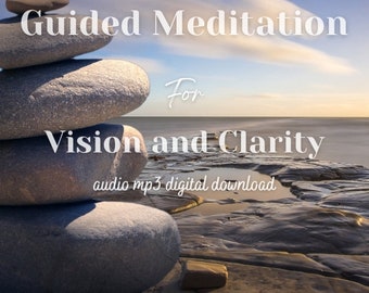 Clarity Guided Meditation | Audio mp3 Digital Download | Guided Meditation mp3 | Guided Meditation Session | Meditation Audio