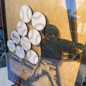 Custom Baseball Coach Gift Drop Box Plaque, Laser Cut Coach ...