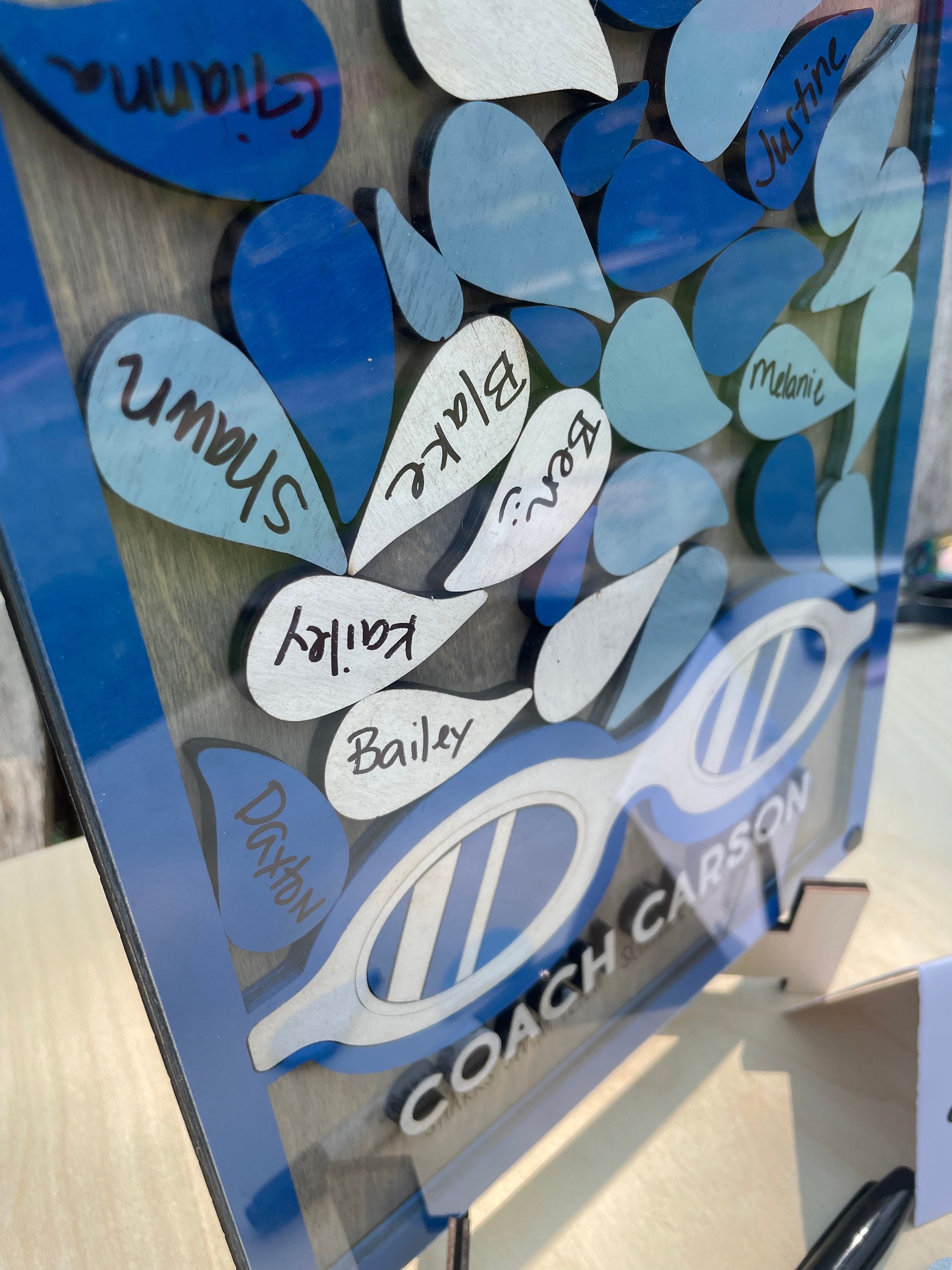 Custom 3D Swim Team Coach Signature Frame Drop Box Gift Ideas, Swim ...