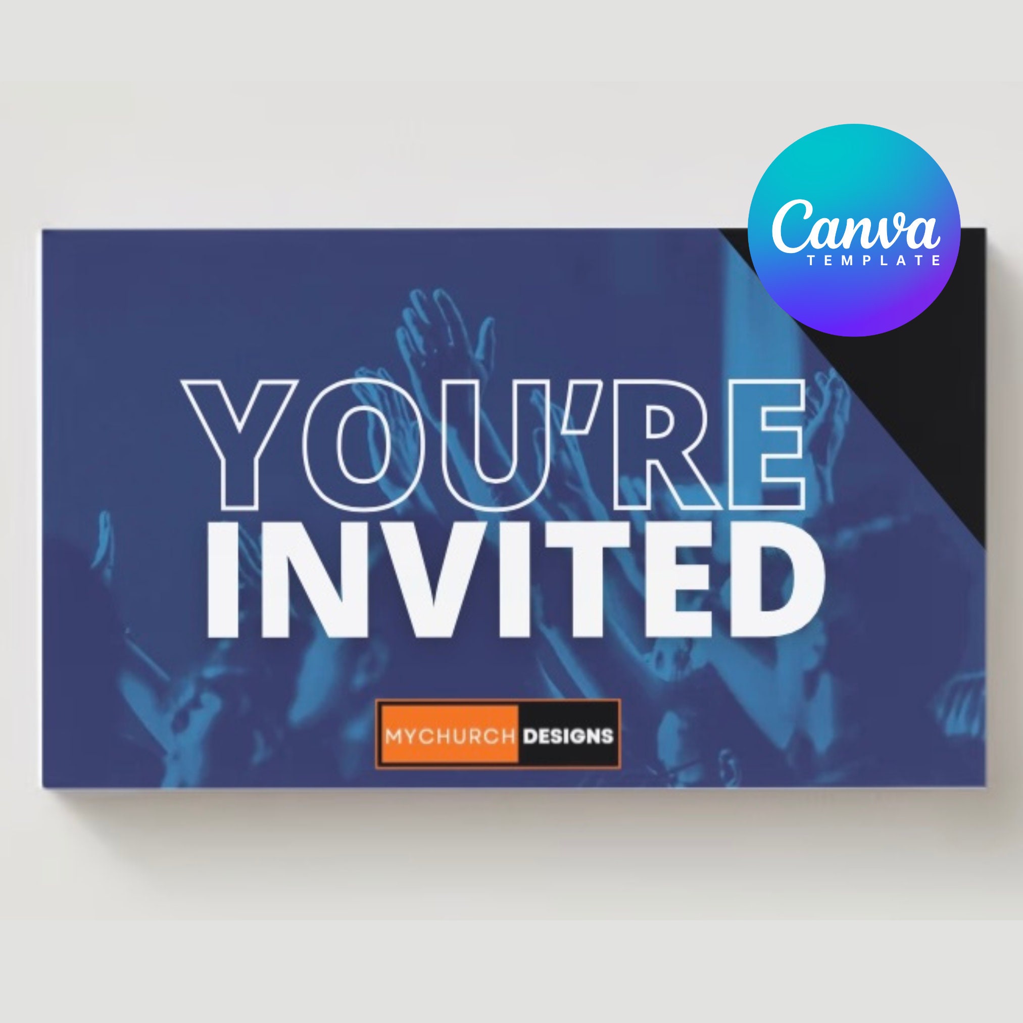 church invite card july 4