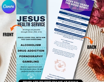 DIY Church Evangelism Tract, Salvation Tract Printable, Customisable Tract, Canva Edit Instant ...