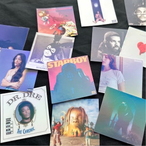 Custom Album Cover Stickers + Holographic