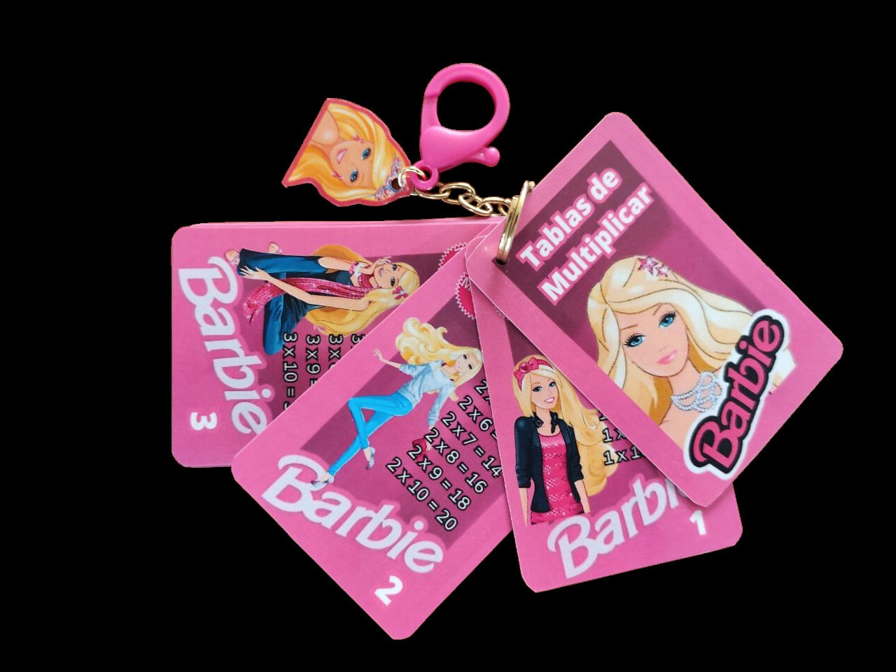 Barbie llavero tablas de multiplicar Didacticas Montessori Etsy México