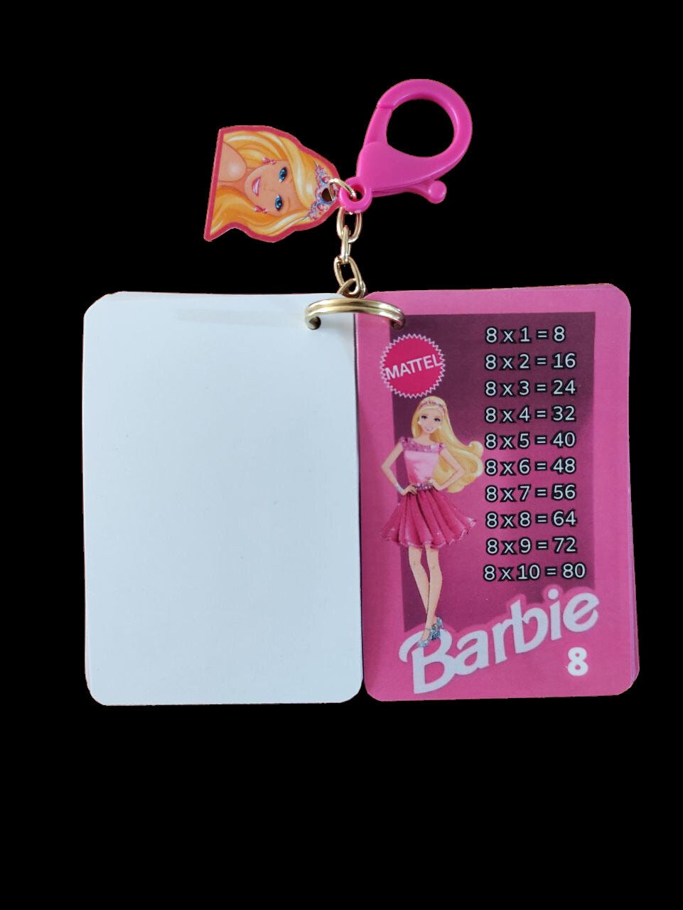 Barbie llavero tablas de multiplicar Didacticas Montessori Etsy México
