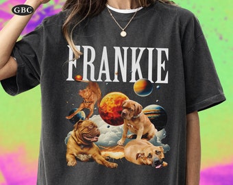 Custom Pet Vintage Shirt, Custom Cat Shirt, Dog Personalize Retro 90s Tee, Custom Dog Shirt, Custom Pet Shirt Comfort Colors Dog TShirt Gift