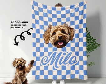Haustier Decke Hund Name Decke Benutzerdefinierte Hundedecke Personalisierte Hundedecke Haustier Geschenk Personalisierte Decke Monogramm Welpen Decke Hund Mama Geschenk