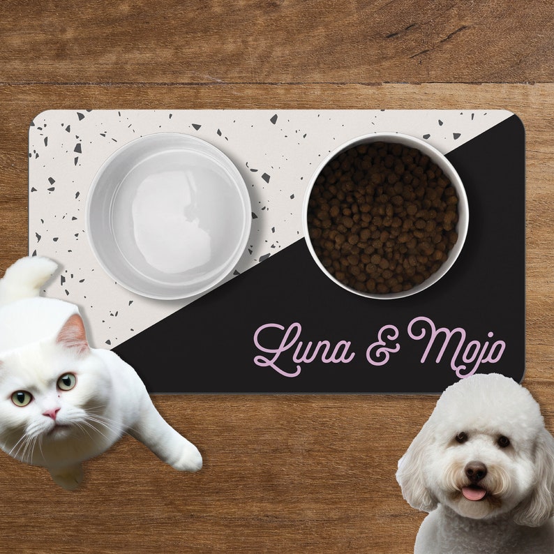 Personalized Dog Mats,Feeding Mat, Custom Pet Placemat, Dog Food Mat, Custom Dog Bowl Mat Personalized Pet Mat, Dog Lover Gift image 9