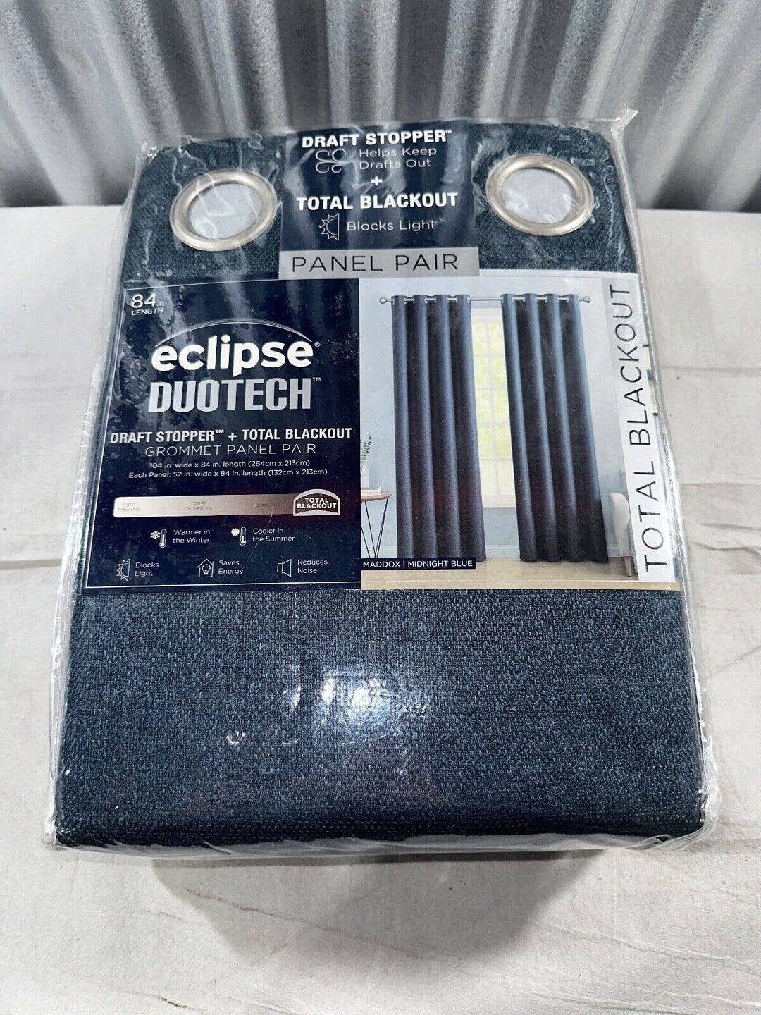 Eclipse Duotech Total Blackout Draft Stopper Maddox Line2 Etsy