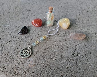 Cleanse & Energize: Healing Crystal Intention Set - Natural Stones - Unblock Energy, Achieve Success, Self-Fulfillment