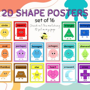 2D Shape Posters