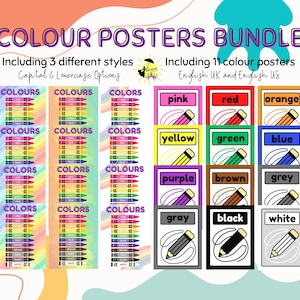 Colour Posters Bundle, Color Posters Bundle