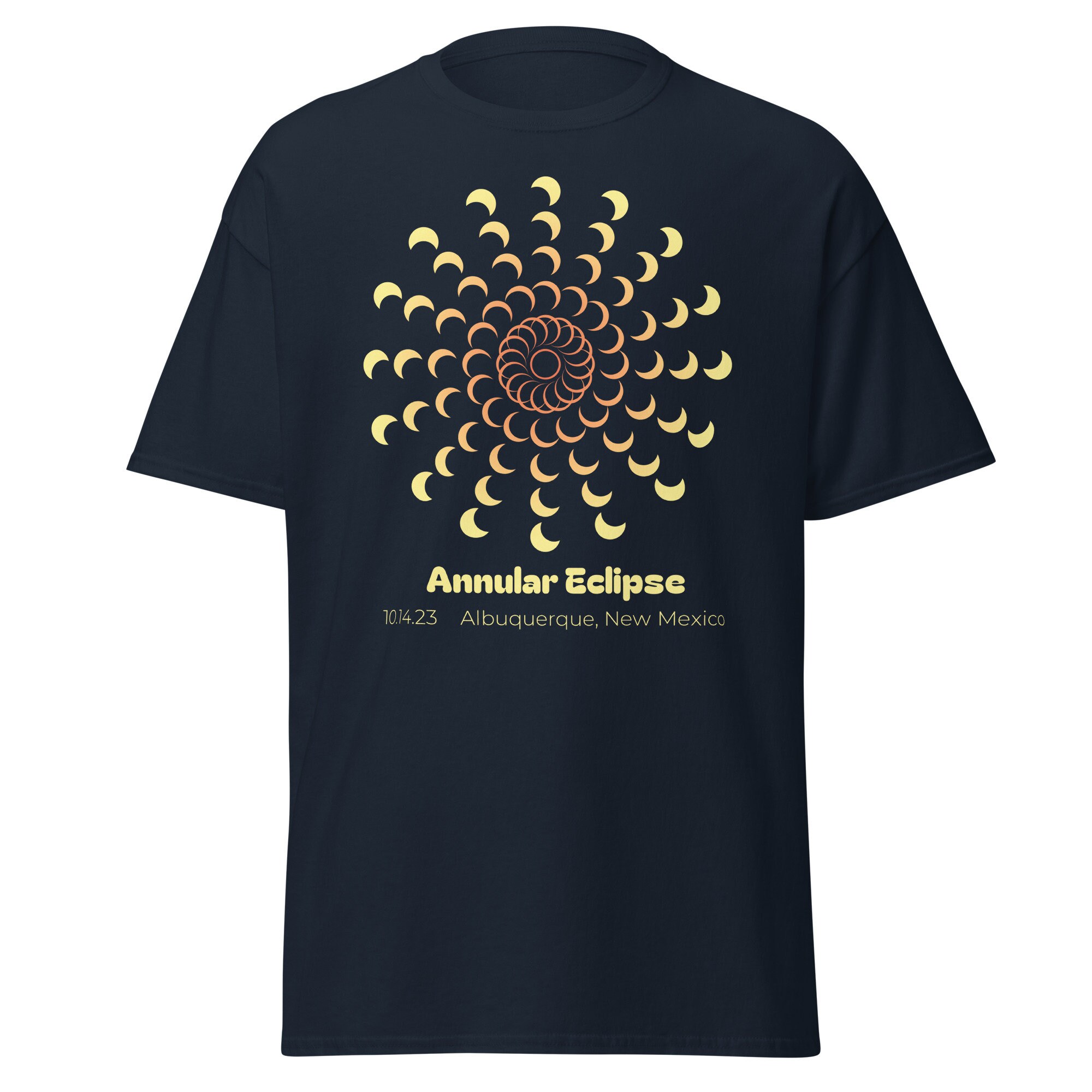 Annular Eclipse Tshirt, Albuquerque, New Mexico. 2023 Annular Solar