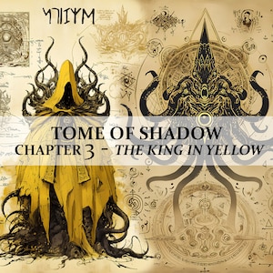 37 Necronomicon Seiten, Kapitel 3 Wälzer der Schatten - Hastur Der König in Gelb Druckbare JPG Seiten