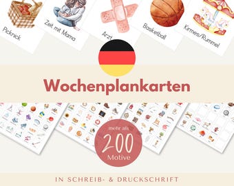 Routine Cards for Children | Weekly Schedule Extension | Montessori | Routine Plan | Instant Download | PDF | Printable