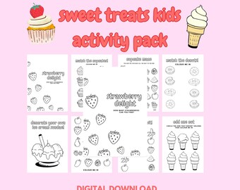 Sweet Treats Kids Activity Book