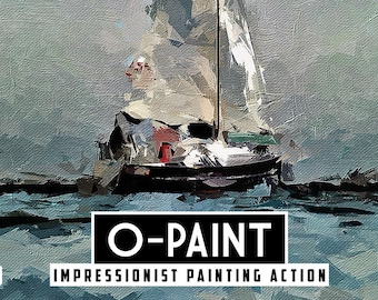 Impressionist Oil Painting Photoshop Action: Artistic Photo Transformation