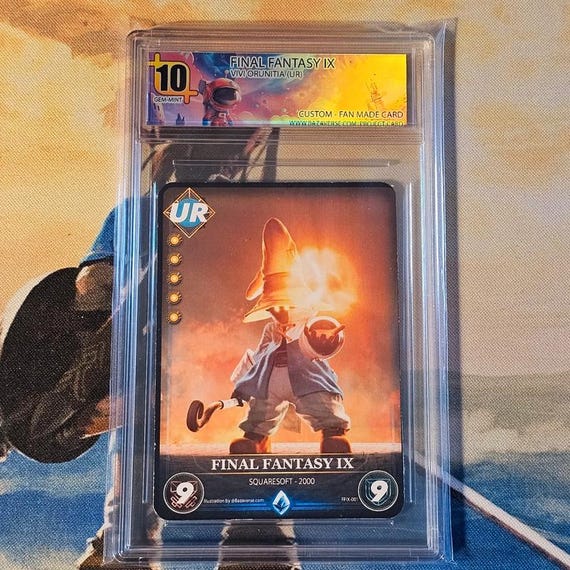 ff9 rare cards Grade 10 - Final Fantasy IX Vivi Ultra Rare TCG Card Game - Psa Bgs - Gem  Mn Holo Foil Mint - Unique Fast Shipping