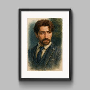 Affiche aquarelle A4 Clair Obscur Expedition 33 - Art personnalisé réalisé par des fans - Papier de haute qualité [S2-007]