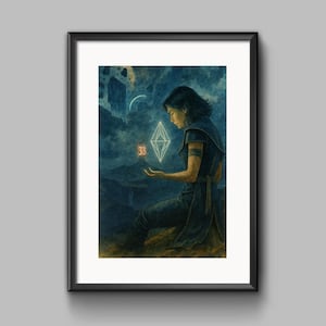 Affiche aquarelle A4 Clair Obscur Expedition 33 - Art personnalisé réalisé par des fans - Papier de haute qualité [S2-032]