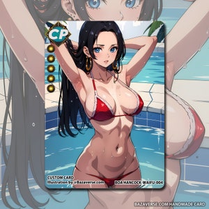 BOA HANCOCK Anime Waifu TCG Card - Artwork for Fans, Unique Collector's Item, Handmade, Hight Quality - Fast Shipping Cod.004