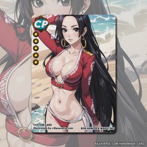 BOA HANCOCK Anime Waifu TCG Card - Artwork for Fans, Unique Collector's Item, Handmade, Hight Quality - Fast Shipping Cod.003