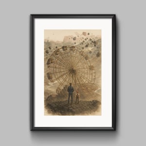Poster Stampa A4 Acquarello Clair Obscur Expedition 33 - Custom Fan Made Fan Art - Carta di Altissima Qualità [S2-003]