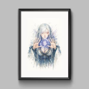 Ninja Gaiden 4 Watercolor A4 Poster Print - Ryu Hayabusa - Custom Fan Made Fan Art - High Quality Paper [S1-002]
