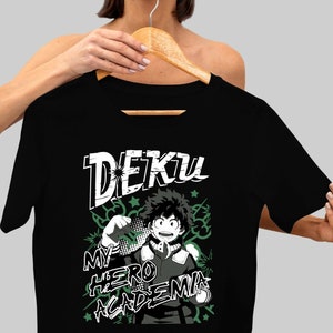 Deku New Costume My Hero Academia - Roblox Roblox Muscle T Shirt