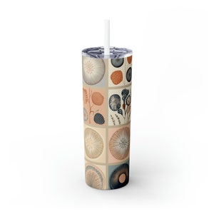 Boho thema 20oz TUMBLER voor dubbelwandige warme en koude bekers met BPA-vrij deksel