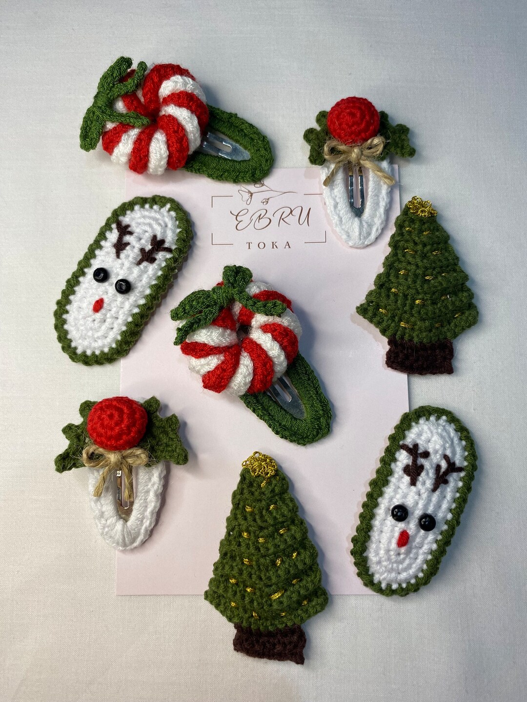 Christmas Gift Kids Christmas Hair Clips Girls Snap Clips Baby Hair