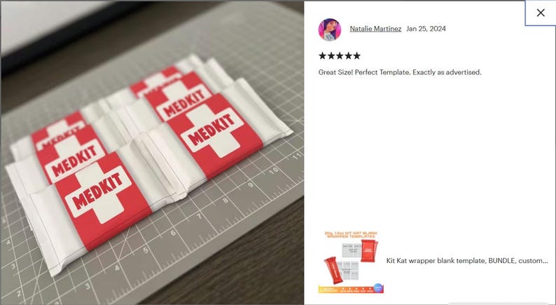 Kit Kat Wrapper Blank Template, BUNDLE, Custom, Chocolate Party Favor ...