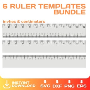 Ruler Inches SVG, Ruler Svg, Math Svg, Ruler Clipart, Ruler - Inspire Uplift