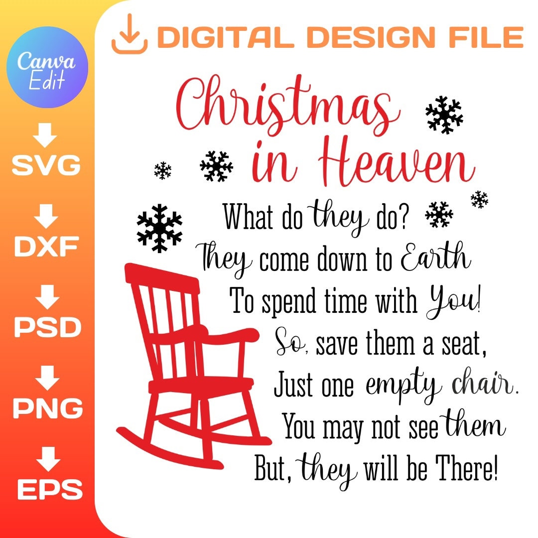 Christmas in Heaven Svg - Etsy christmas-in-heaven-svg-etsy