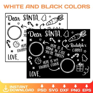 Liebes Santa Tablett svg, Weihnachtsplätzchen Tablett für Santa, Laser-Datei, dxf, Glowforge, svg, Cricut, Instant Download