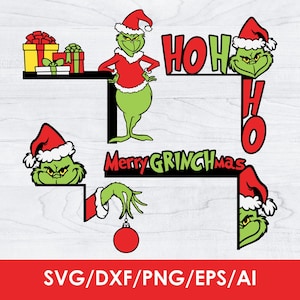 Christmas Door Corner svg, Bundle, cut file, Holiday Door Decor, craft, Instant Download