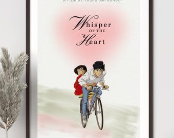 Whisper of The Heart Poster: Studio Ghibli Anime Art (Digital Download)