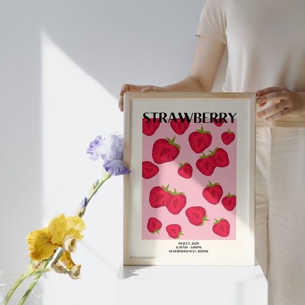 Strawberry poster - Danish design