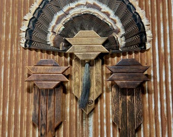 Rustic 45 Turkey Fan Mount