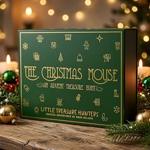 The Christmas Mouse Advent Calendar Treasure Hunt for Kids, 24- Day Countdown Ages 4-10