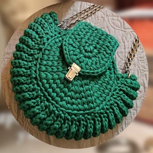 Bolsa tejida circular hotsell
