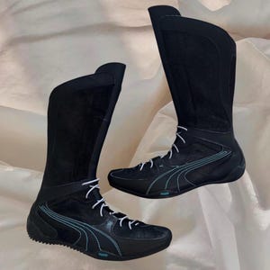 PUMA2006 vintage y2k 00s archive グランジブーツ PUMA Archive First Round Boxing Boots Vintage High Knee
