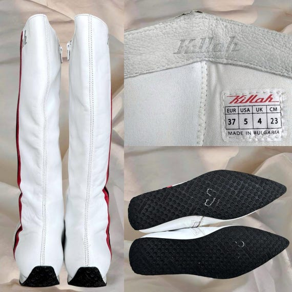 Miss Sixty Killah Boots Leather High Wrestling Biker Shoes Cowboy