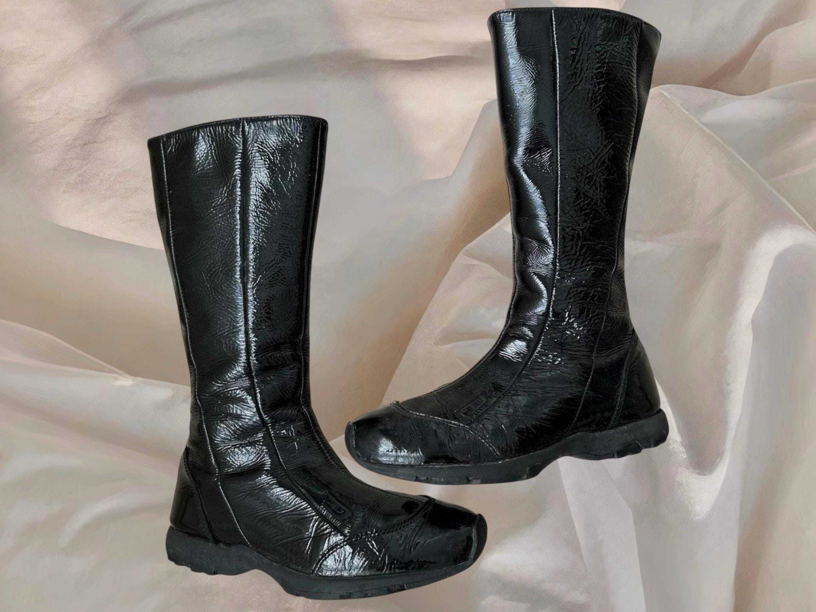 靴 DIESEL ARCHIVE black leather boots 41 靴 DIESEL ARCHIVE black leather boots 41 Diesel Boots Black