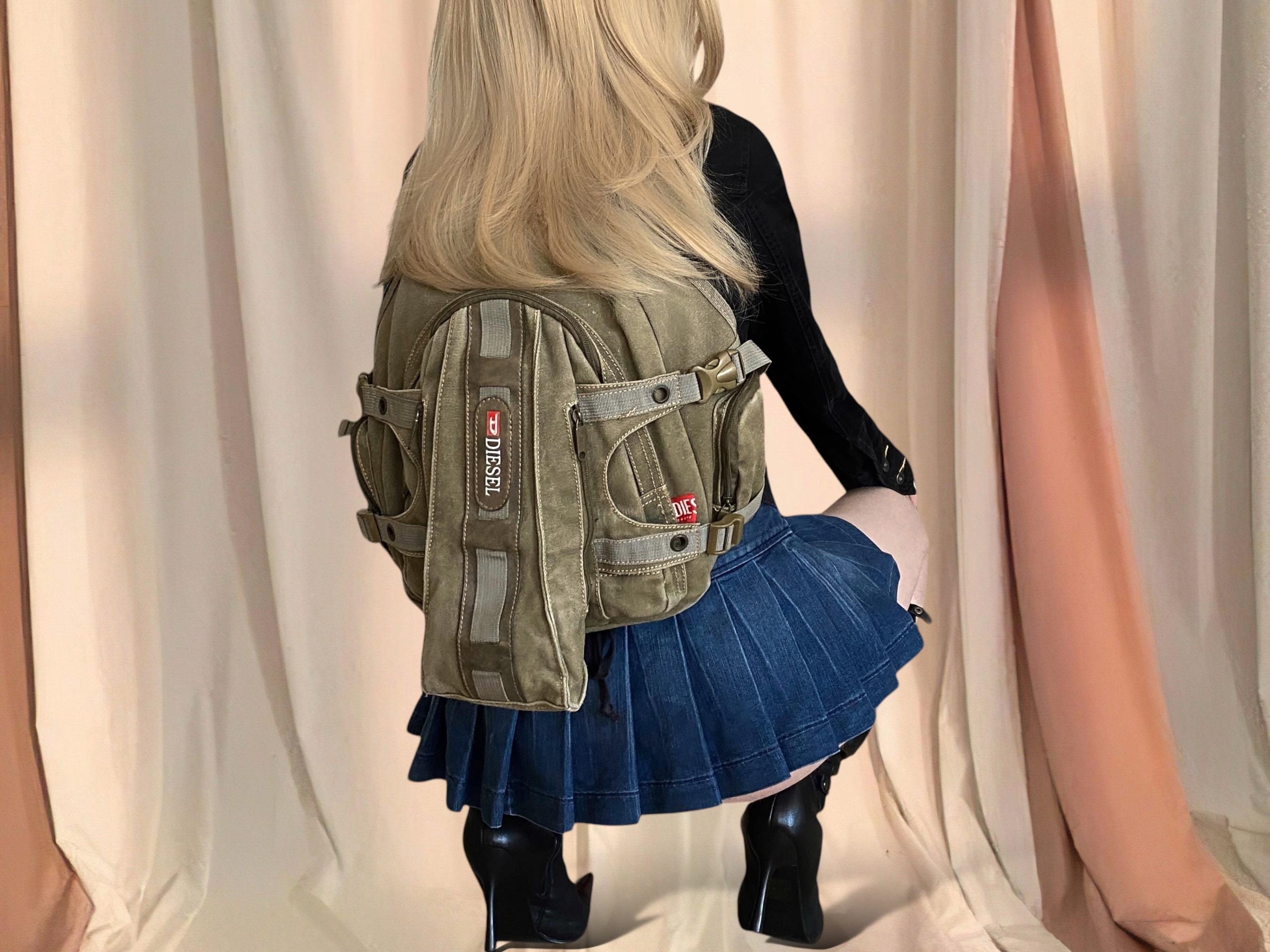 Vintage Diesel Backpack - Etsy