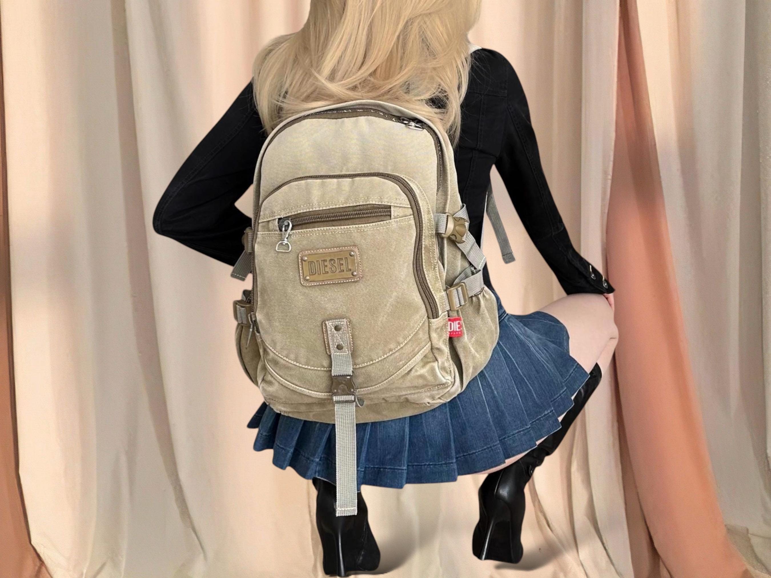 90s diesel Archive shoulder bag grunge DIESEL khaki shoulder bag