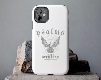 Faith Over Fear Christelijk telefoonhoesje Stoere telefoonhoesjes Christian Merch Christelijk cadeau Christendom Trendy telefoonhoesje iphone 15 Pro Max