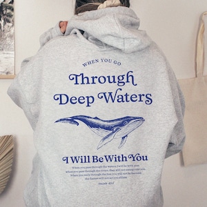 Christian Hoodie Ocean Inspired Style Beach Hoodie Christianity Christian Hoodies Coconut Girl Whale Shirt Jesus Hoodie Ocean Animal Shirt