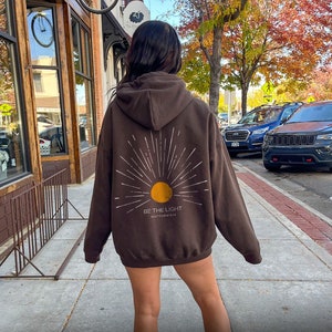 Christian Hoodie Be The Light Sunset hoodie Christian Streetwear Christian Sweatshirt Christian Merch Jesus Hoodie Christian Clothes image 6
